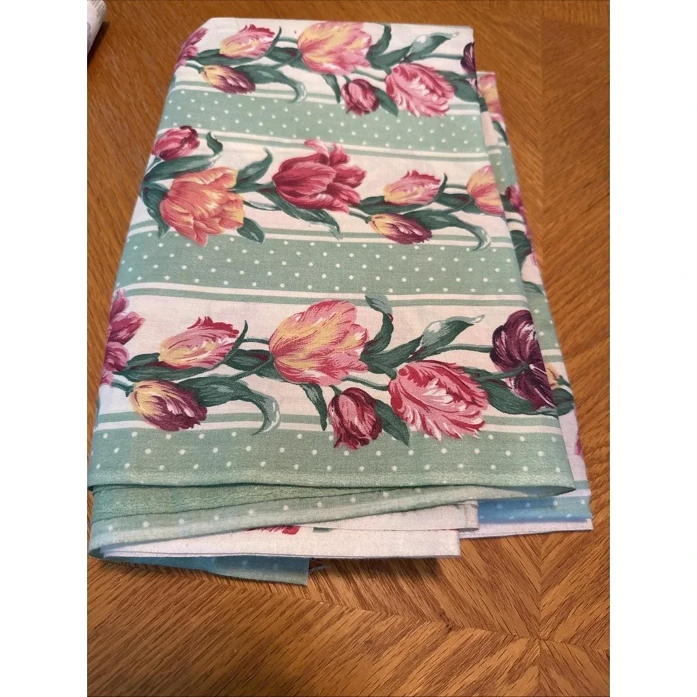 Vintage Fabric Lot French Country Cottagecore Floral Shabby Chic 80s 90s Pastels
